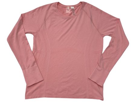 Athletic Top Long Sleeve Crewneck By Calia In Pink, Size: L For Cheap