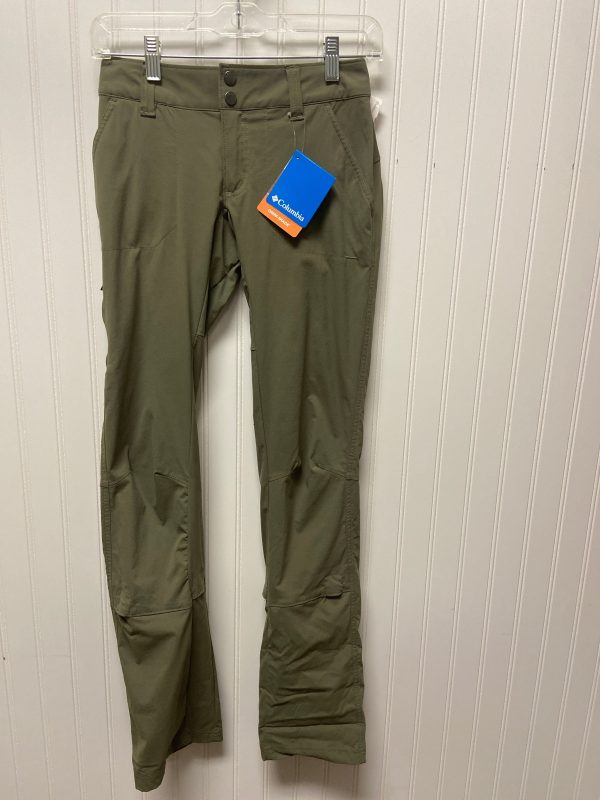 Athletic Pants By Columbia In Green, Size: Xs on Sale