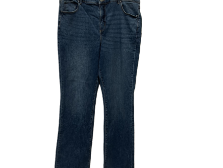 Jeans Boot Cut By Ann Taylor In Blue Denim, Size: 18 Online Sale