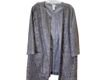 Cardigan By Chicos In Grey, Size:Xl on Sale