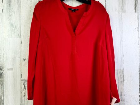 Blouse 3 4 Sleeve By Zac And Rachel In Red, Size: L Online now