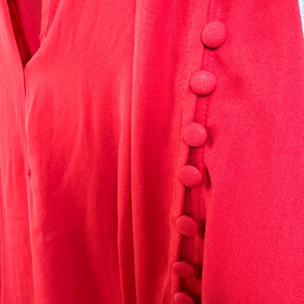 Blouse 3 4 Sleeve By Zac And Rachel In Red, Size: L Online now