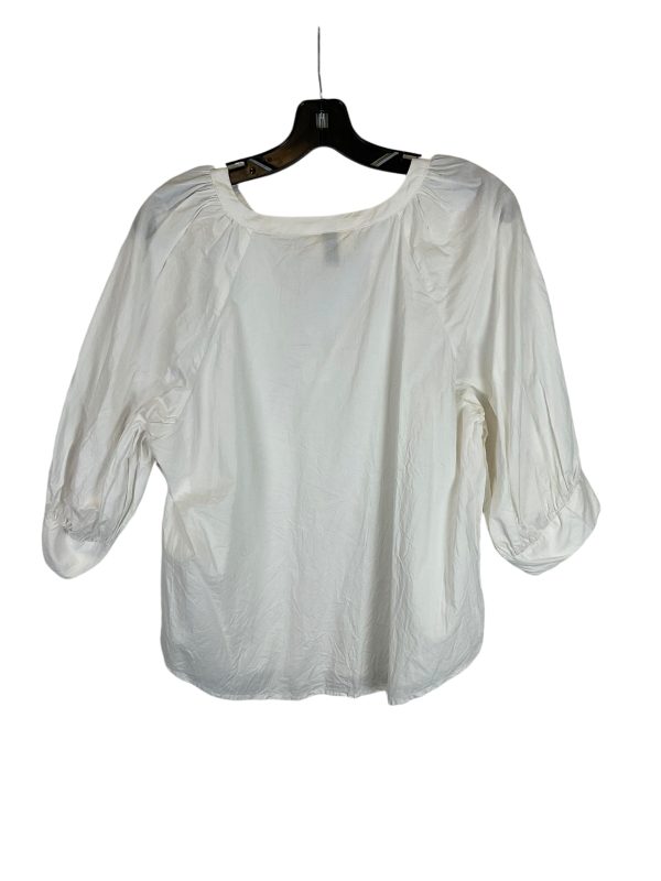 Top 3 4 Sleeve By Universal Thread In White, Size: Xl Hot on Sale