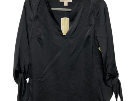 Blouse Long Sleeve By Michael By Michael Kors In Black, Size: Xxs Hot on Sale