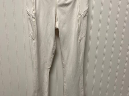 Athletic Leggings By Athleta In White, Size: S Hot on Sale