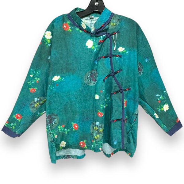 Blouse Long Sleeve By 3 fat men In Green, Size: L Online