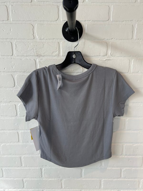 Athletic Top Short Sleeve By Old Navy In Grey, Size: Mp Cheap