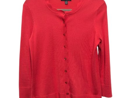 Cardigan By Cable And Gauge In Red, Size: S Online Hot Sale