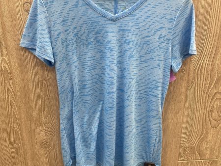 Athletic Top Short Sleeve By Tek Gear In Blue, Size: M Supply