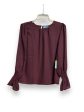 Blouse Long Sleeve By Cece In Purple, Size: S Online now