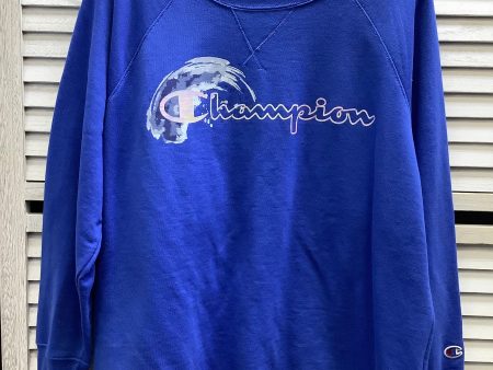 Sweatshirt Crewneck By Champion In Blue, Size: Xl Hot on Sale