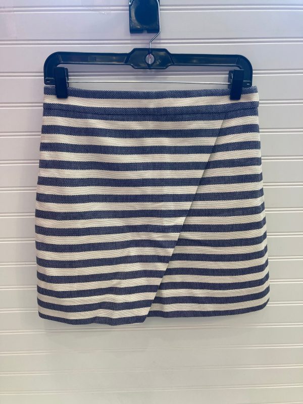 Blue & White Skirt Mini & Short J. Crew, Size 0 Online now