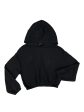 Sweatshirt Hoodie By Zara In Black, Size: M Cheap