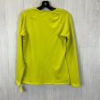 Athletic Top Long Sleeve Collar By Nike Apparel In Yellow, Size: L Hot on Sale