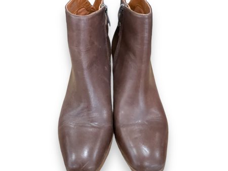 Boots Ankle Heels By Franco Sarto In Brown, Size: 7.5 Supply