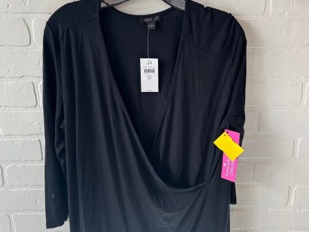 Top 3 4 Sleeve Basic By J. Jill In Black, Size: M Supply