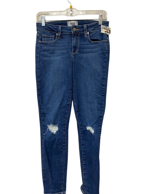 Jeans Cropped By Paige In Blue, Size: 4 Online Hot Sale