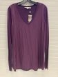 Purple Top Long Sleeve Lola & Sophie, Size Xl For Sale