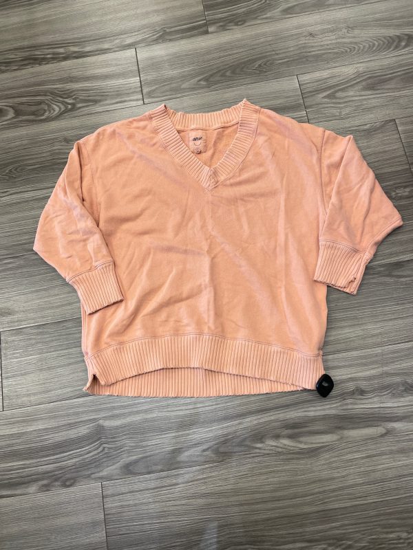 Sweatshirt Crewneck By Aerie In Peach, Size: M Sale