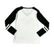 Athletic Top Long Sleeve Collar By Nhl In Black & White, Size: M Supply