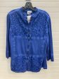 Blouse 3 4 Sleeve By Parsley & Sage In Blue, Size: M Hot on Sale