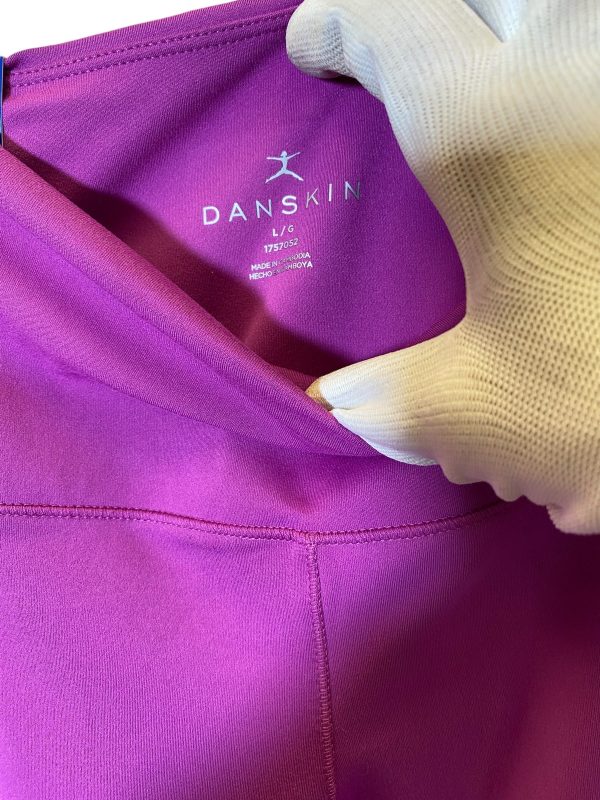 Athletic Leggings By Danskin In Purple, Size: L Online