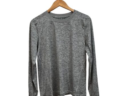 Athletic Top Long Sleeve Crewneck By Clothes Mentor In Grey, Size: Xl Hot on Sale