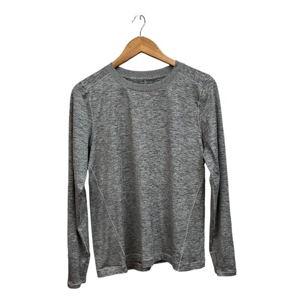 Athletic Top Long Sleeve Crewneck By Clothes Mentor In Grey, Size: Xl Hot on Sale