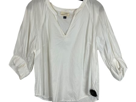 Top 3 4 Sleeve By Universal Thread In White, Size: Xl Hot on Sale