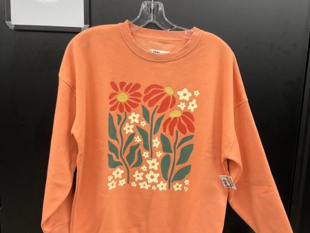 Sweatshirt Crewneck By Clothes Mentor In Coral, Size: M Hot on Sale