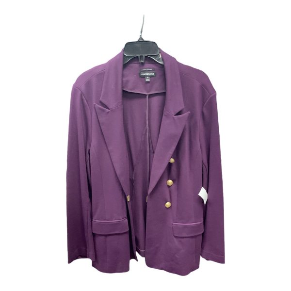 Blazer By Lane Bryant In Purple, Size: 22 Online Hot Sale