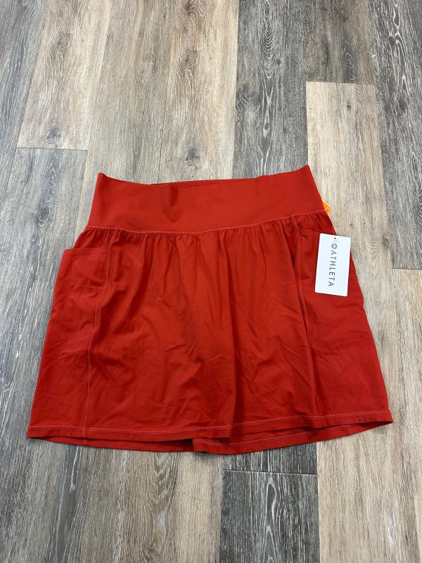 Athletic Skort By Athleta In Red, Size: 1x Sale