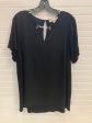 Black Top Short Sleeve Michael By Michael Kors, Size Xl Online Sale