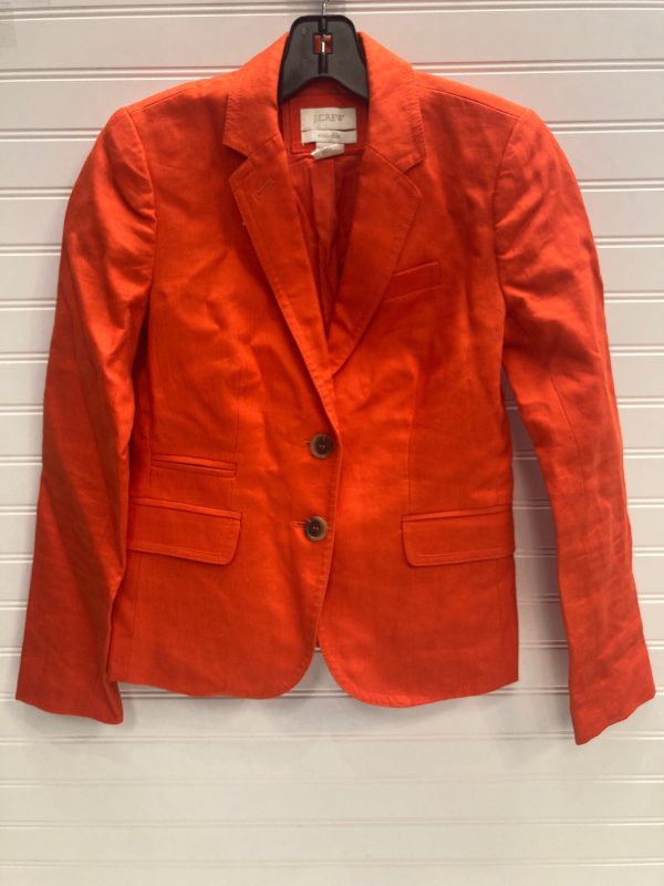 Blazer By J. Crew In Orange, Size: 0p Online now