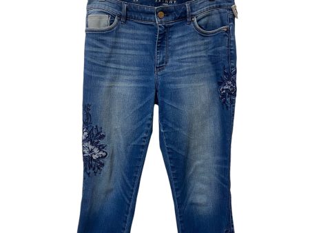 Jeans Skinny By White House Black Market In Blue Denim, Size: 8 Fashion