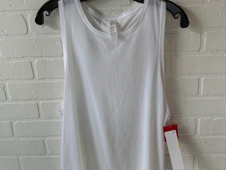 Athletic Tank Top By Spanx In White, Size: L For Cheap