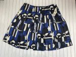 Black & Blue Skirt Mini & Short Lauren By Ralph Lauren, Size 18w Online now