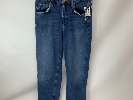 Jeans Skinny By Agolde In Blue Denim, Size: 0 Supply