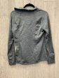 Athletic Top Long Sleeve Collar By Layer 8 In Grey, Size: M Online