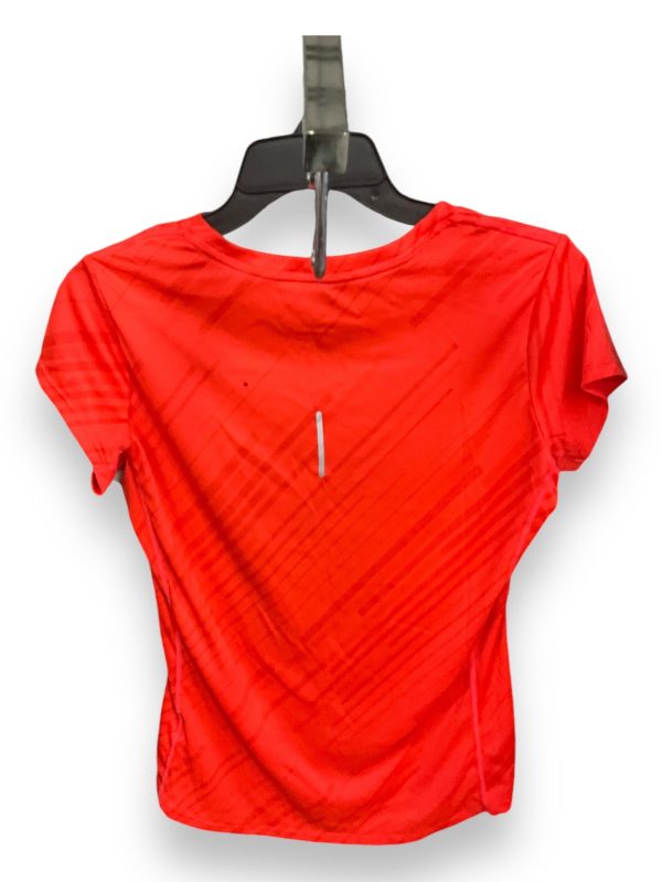 Athletic Top Short Sleeve By Nike Apparel In Orange, Size: L For Sale