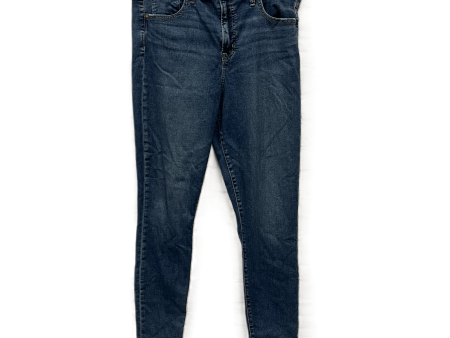 Jeans Skinny By Gap In Blue Denim, Size: 18 Online Sale