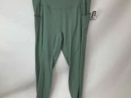 Athletic Leggings By Gym Shark In Green, Size: Xxl on Sale