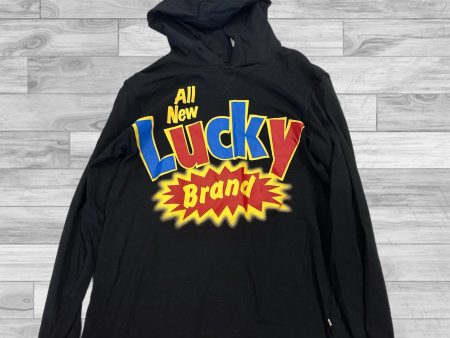 Sweatshirt Hoodie By Lucky Brand In Black, Size: M Online Sale