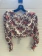 Top 2pc Long Sleeve By Boohoo Boutique In Floral Print, Size: 8 Cheap