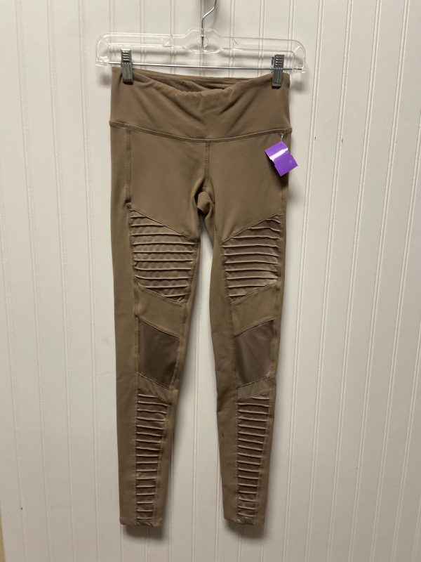 Athletic Leggings By Alo In Beige, Size: Xs Hot on Sale