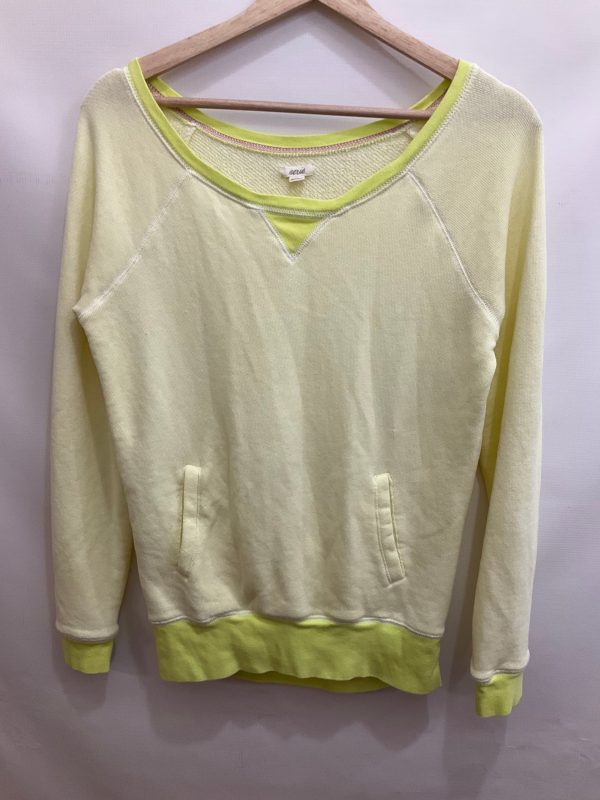 Sweatshirt Crewneck By Aerie In Yellow, Size: S Hot on Sale