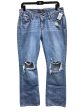 Jeans Flared By Abercrombie And Fitch In Blue Denim, Size: 8 Online Sale