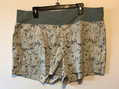 Athletic Shorts By Athleta In Green, Size: 18 Discount