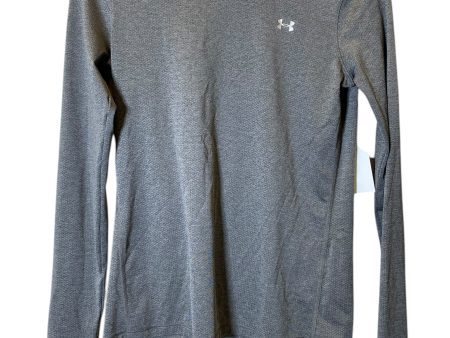 Athletic Top Long Sleeve Crewneck By Under Armour In Grey, Size: Xs For Cheap