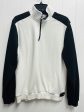 Sweatshirt Collar By Calvin Klein In Black & White, Size: M Cheap